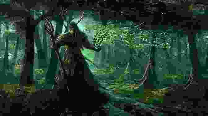 A Druid Standing In A Forest, Surrounded By Trees And Nature The Lost Wisdom Of The Druids: Beyond The Triple Spiral