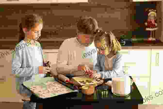 A Family Gathered Around The Kitchen Counter, Preparing Holiday Cookies Together We (Heart) The Holidays: A Recipe Collection