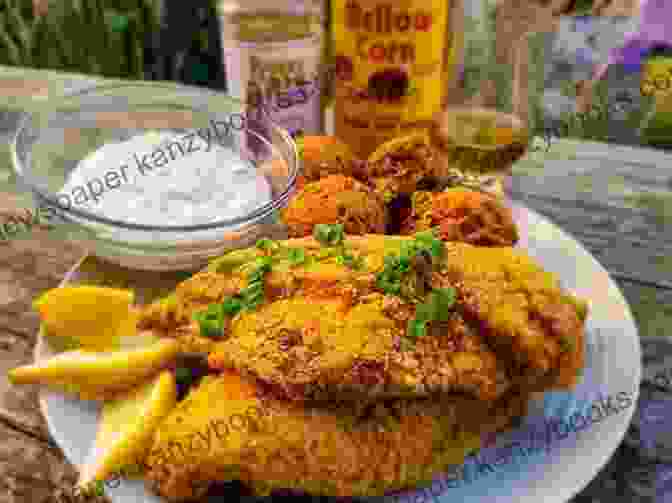 A Plate Of Crispy Fried Catfish, Served With Hush Puppies And Coleslaw Appalachian Mountain Cookbook: Hoe Cakes Huckleberry Pie Fried Catfish And Lots Of Other Appalachian Mountain Recipes (Cooking Around The World 22)