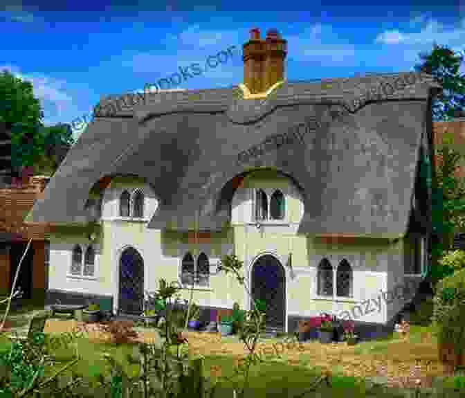 A Quaint Cottage With A Thatched Roof, Surrounded By A Vibrant Array Of Flowers And A Picket Fence. Cartoon Picture Book: Houses Karen Cushman