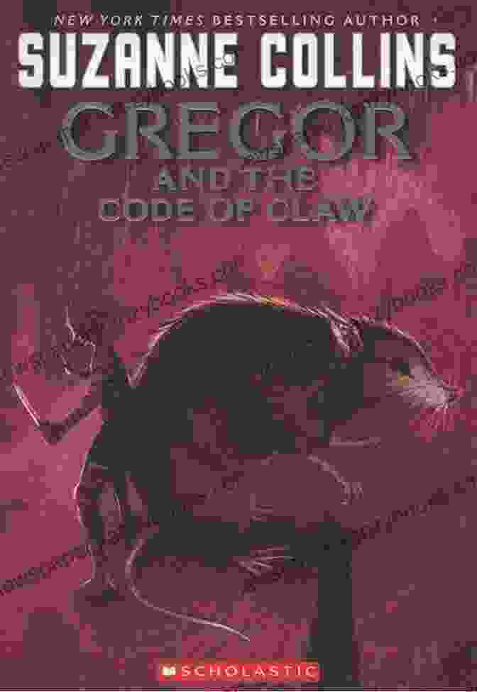 Book Cover Of Gregor And The Code Of Claw, Featuring A Young Boy Holding A Sword And Shield, With A Rat Perched On His Shoulder The Underland Chronicles #5: Gregor And The Code Of Claw