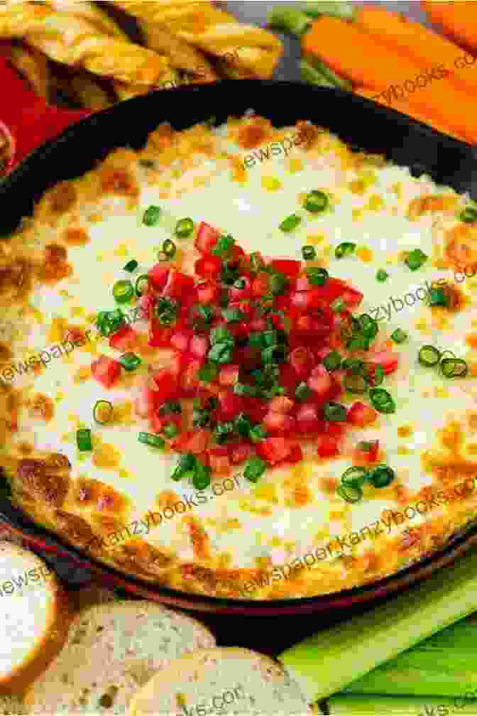 Classic Cheesy Crab Dip Served In A Cast Iron Skillet, Topped With Bubbly Melted Cheese And Fresh Herbs. 150 Cheesy Crab Appetizer Recipes: A One Of A Kind Cheesy Crab Appetizer Cookbook