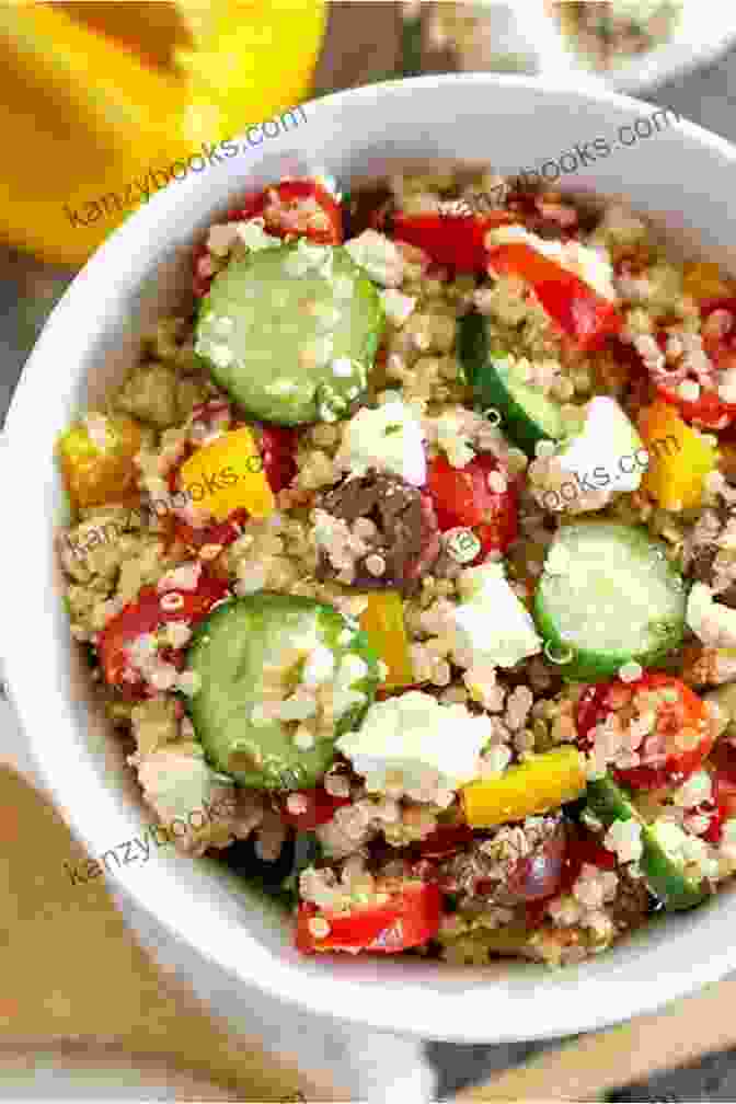 Colorful Quinoa Salad With Grilled Vegetables And Feta Cheese Quinoa Cookbook Laura Sommers