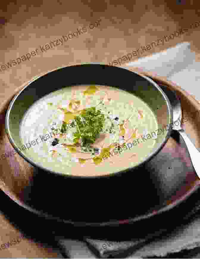 Creamy Cauliflower Soup Topped With A Drizzle Of Truffle Oil And Fresh Parsley Healthy Holiday Recipes (In The Kitchen Cooking 2)