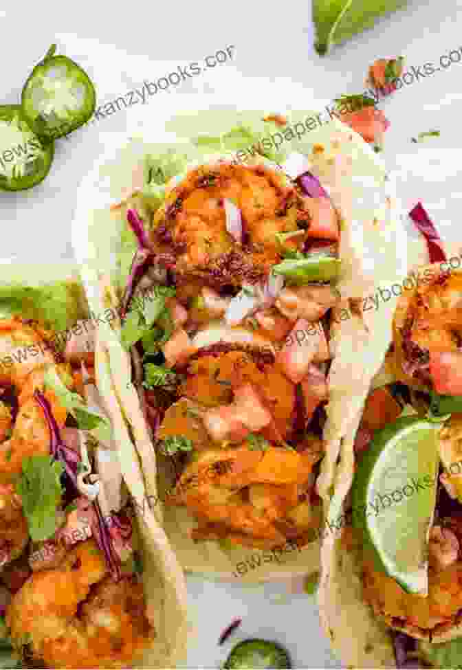 Golden Brown Shrimp Tacos Served With Fresh Toppings On A Plate Three Delicious Air Fryer Recipes From Annapolis: Independent Author