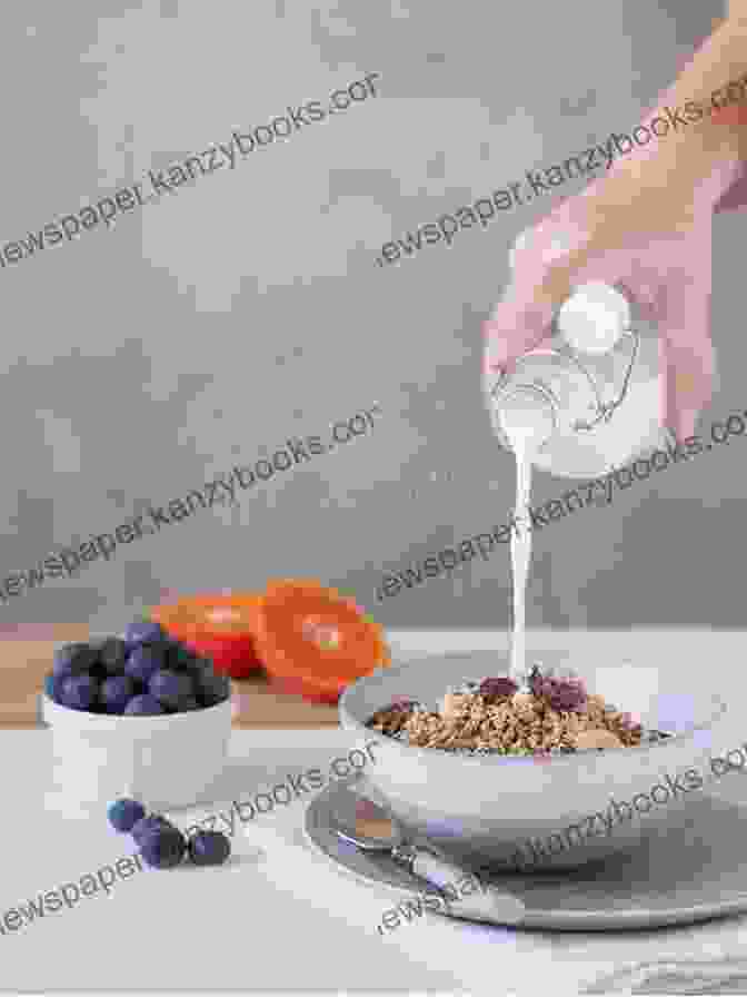 Image Of A Person Pouring Homemade Granola Into A Bowl Granola Cookbook: Healthy Homemade Granola Recipes Including Granola Bars And Granola Trail Mix