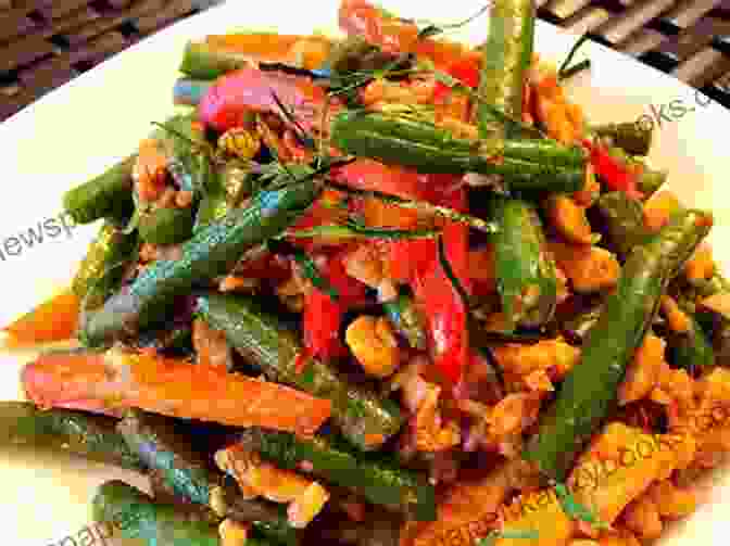 Pad Prik King, A Stir Fried Thai Dish With Fiery Flavors From Green Chilies Thai Cookbook For Beginners: Delicious And Classic Thai Recipes Make At Home Meals Seafood Soups Spicy Vegetables Salad Curries And Snacks