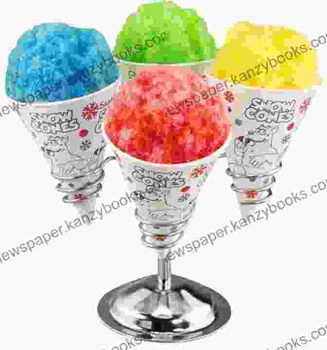 Picture Of A Vibrant Snow Cone, Shaved And Bursting With Fruity Flavors Frozen Dessert Recipes Tutorials: Desserts You Must Try During Summer