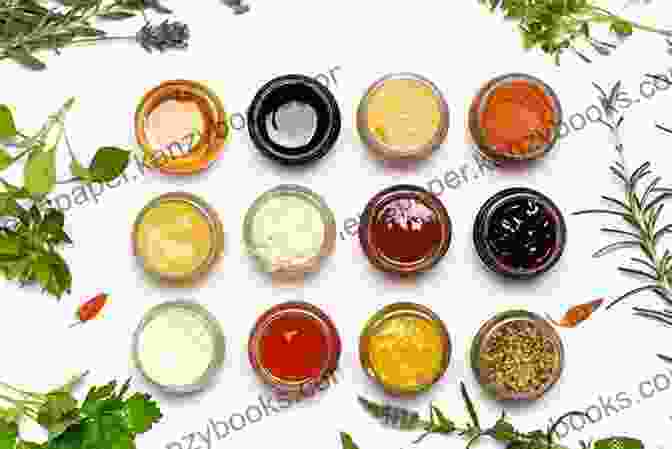 Variety Of Sauces In Bowls Flavored Compound Butter Recipes (Sauces And Spices 2)