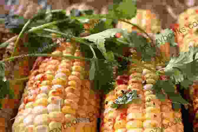 Vibrant Yellow Corn On The Cob Coated In A Spicy Lime And Cilantro Sauce Corn On The Cob Cookbook: Summer Recipes For Sweet Corn On The Cob (Summer Picnic Recipes 3)